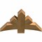 Ekena Millwork Alberta Rough Sawn Timber Gable Bracket, Western Red Cedar, 36"W x 23"H x 4"D x 6"F, 15/12 Pitch GBW036X23X0406ALB00RWR - alternate 4
